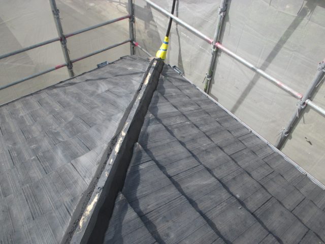 高砂市でモルロックで下地が作られた棟